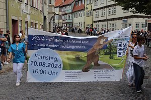 Gro&szlig;er festlicher Umzug zum 211. Brunnenfest in Bad Langensalza