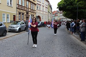 Gro&szlig;er festlicher Umzug zum 211. Brunnenfest in Bad Langensalza