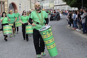 Farbenfroher Festumzug zum 211. Brunnenfest in Bad Langensalza