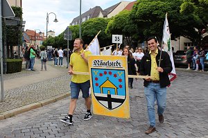 Farbenfroher Festumzug zum 211. Brunnenfest in Bad Langensalza