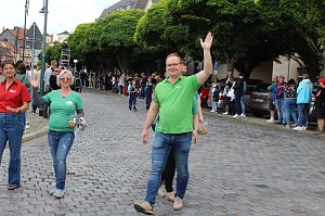 Farbenfroher Festumzug zum 211. Brunnenfest in Bad Langensalza