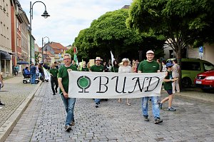 Farbenfroher Festumzug zum 211. Brunnenfest in Bad Langensalza