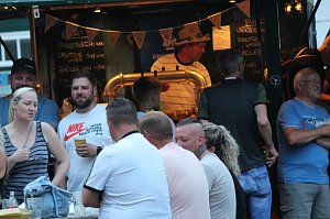 Public Viewing auf dem Neumarkt in Bad Langensalza zum Achtelfinalspiel der EM 2024 - Deutschland gegen D&auml;nemark
