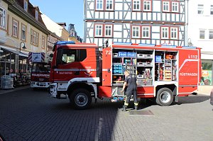 Einsatz in Bad Langensalza Innenstadt
