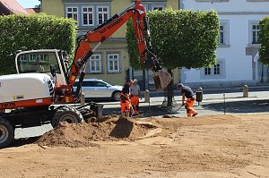 Vorbereitungen f&uuml;r das 30. Mittelalterfest in Bad Langensalza