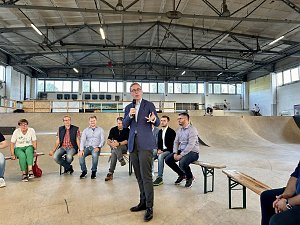 Phillip Amthor zu Besuch in Mühlhausen