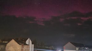 Polarlichter &uuml;ber Bleicherode
