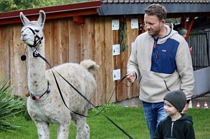 Unterwegs mit den Unstrut Lamas aus Herbsleben