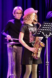 Mitwirkende der Gala des Salza-Gymnasiums in Bad Langensalza 2024
