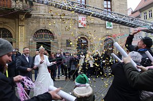 Hochzeit des B&uuml;rgermeisters Matthias Reinz in Bad Langensalza
