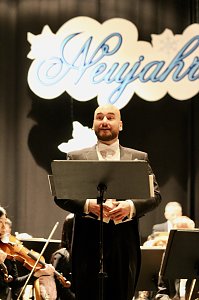 Neujahrskonzert des Loh-Orchesters in Bad Langensalza unter der Leitung von Julian Gaudiano (1. Kapellmeister TN LOS)