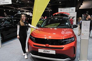 Peter Blei unterwegs auf der Automesse Erfurt