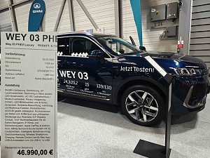 Peter Blei unterwegs auf der Automesse Erfurt