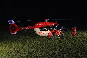 Schwerer Verkehrsunfall am Abend