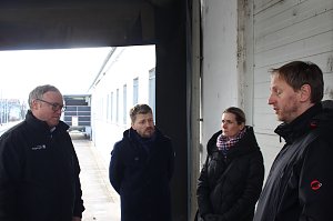 Ortsbegehung einer m&ouml;glichen neuen Halle f&uuml;r Federn O&szlig;wald