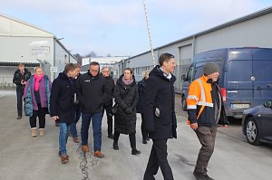 Ortsbegehung einer m&ouml;glichen neuen Halle f&uuml;r Federn O&szlig;wald