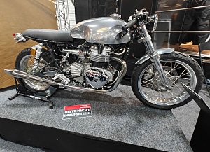 Peter Blei auf der Motorradmesse Erfurt