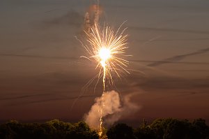 Gro&szlig;es Feuerwerk zum diesj&auml;hrigen Brunnenfest in Bad Langensalza
