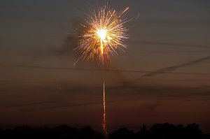 Gro&szlig;es Feuerwerk zum diesj&auml;hrigen Brunnenfest in Bad Langensalza
