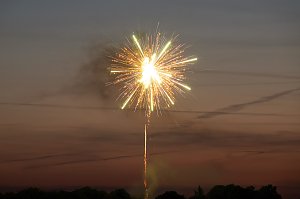 Gro&szlig;es Feuerwerk zum diesj&auml;hrigen Brunnenfest in Bad Langensalza