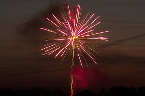 Gro&szlig;es Feuerwerk zum diesj&auml;hrigen Brunnenfest in Bad Langensalza