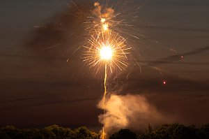 Gro&szlig;es Feuerwerk zum diesj&auml;hrigen Brunnenfest in Bad Langensalza