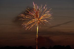 Gro&szlig;es Feuerwerk zum diesj&auml;hrigen Brunnenfest in Bad Langensalza
