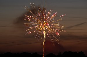 Gro&szlig;es Feuerwerk zum diesj&auml;hrigen Brunnenfest in Bad Langensalza