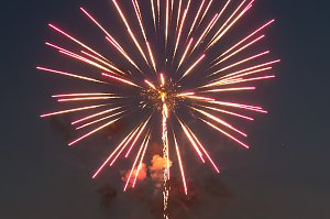 Gro&szlig;es Feuerwerk zum diesj&auml;hrigen Brunnenfest in Bad Langensalza