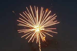 Gro&szlig;es Feuerwerk zum diesj&auml;hrigen Brunnenfest in Bad Langensalza