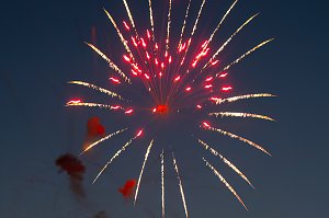 Gro&szlig;es Feuerwerk zum diesj&auml;hrigen Brunnenfest in Bad Langensalza