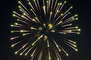 Gro&szlig;es Feuerwerk zum diesj&auml;hrigen Brunnenfest in Bad Langensalza