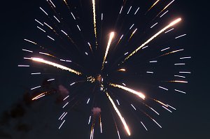 Gro&szlig;es Feuerwerk zum diesj&auml;hrigen Brunnenfest in Bad Langensalza