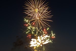 Gro&szlig;es Feuerwerk zum diesj&auml;hrigen Brunnenfest in Bad Langensalza