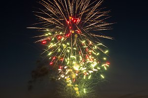 Gro&szlig;es Feuerwerk zum diesj&auml;hrigen Brunnenfest in Bad Langensalza
