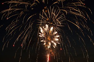 Gro&szlig;es Feuerwerk zum diesj&auml;hrigen Brunnenfest in Bad Langensalza