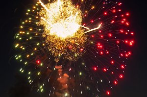 Gro&szlig;es Feuerwerk zum diesj&auml;hrigen Brunnenfest in Bad Langensalza