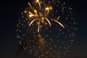 Gro&szlig;es Feuerwerk zum diesj&auml;hrigen Brunnenfest in Bad Langensalza