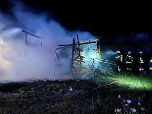 Laubenbrand in Allmenhausen