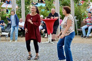 Tolle Stimmung im Rosengarten Bad Langensalza mit Reggae-Kl&auml;ngen