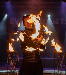 Die Eventpuppets im Einsatz