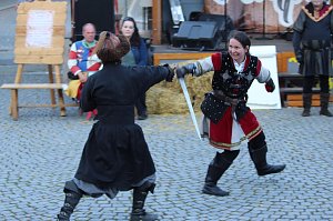 Rittergruppe HEROLD beim 31. Mittelalterstadtfest in Bad Langensalza
