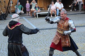 Rittergruppe HEROLD beim 31. Mittelalterstadtfest in Bad Langensalza