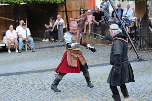 Rittergruppe HEROLD beim 31. Mittelalterstadtfest in Bad Langensalza