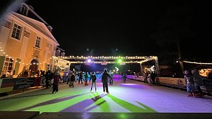 Eisbahn mit super Party in Bad Langensalza er&ouml;ffnet