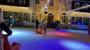 Eisbahn mit super Party in Bad Langensalza er&ouml;ffnet