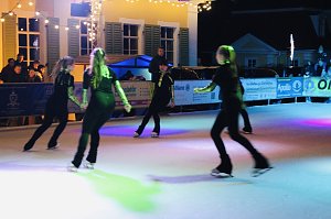 Eisbahn mit super Party in Bad Langensalza er&ouml;ffnet