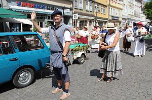 Patrick Kosiol beim Brunnenfest
