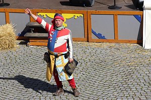 "Unser Herold" beim Mittelaterstadtfest auf dem T&ouml;pfermarkt