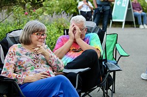 Simone und Michael Manthey im Rosengarten